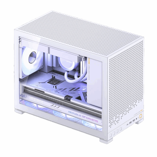 Корпус без блока питания / JONSBO D32 PRO White / Корпус без блока питания/ Case JONSBO D32 PRO, Mini-Tower, TG, no fan, 2xUSB-A 3.2 + 1xUSB-C 3.2, mATX, mDTX, mITX White