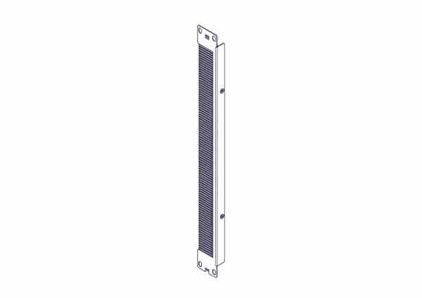 Щеточный уплотнитель / SYSTEME ELECTRIC UT8429 / System Electric, серия Uniprom, 1U, 2шт, черный