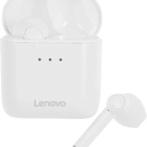 Гарнитура вкладыши Lenovo QT83 белый беспроводные bluetooth в ушной раковине