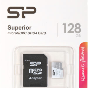 Флеш карта microSDXC 128GB Silicon Power SP128GBSTXDA2V20SP Superior + adapter
