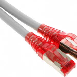 Патч-корд Hyperline PC-LPM-STP-RJ45-RJ45-C5E-0.5M-LSZH-GY FTP RJ-45 вил.-вилка RJ-45 кат.5E 0.5м серый LSZH 26AWG