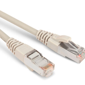 Патч-корд Hyperline PC-LPM-STP-RJ45-RJ45-C5E-1M-LSZH-GY FTP RJ-45 вил.-вилка RJ-45 кат.5E 1м серый LSZH 26AWG