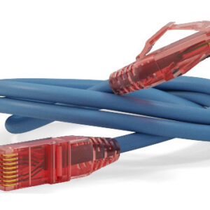 Патч-корд Hyperline PC-LPM-UTP-RJ45-RJ45-C5e-0.15M-LSZH-BL UTP RJ-45 вил.-вилка RJ-45 кат.5E 0.15м синий LSZH (уп.:1шт) 24AWG
