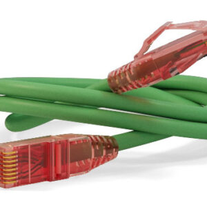 Патч-корд Hyperline PC-LPM-UTP-RJ45-RJ45-C5e-0.15M-LSZH-GN UTP RJ-45 вил.-вилка RJ-45 кат.5E 0.15м зеленый LSZH (уп.:1шт) 24AWG