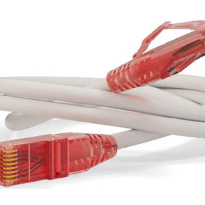 Патч-корд Hyperline PC-LPM-UTP-RJ45-RJ45-C5e-0.3M-LSZH-WH UTP RJ-45 вил.-вилка RJ-45 кат.5E 0.3м белый LSZH (уп.:1шт) 24AWG