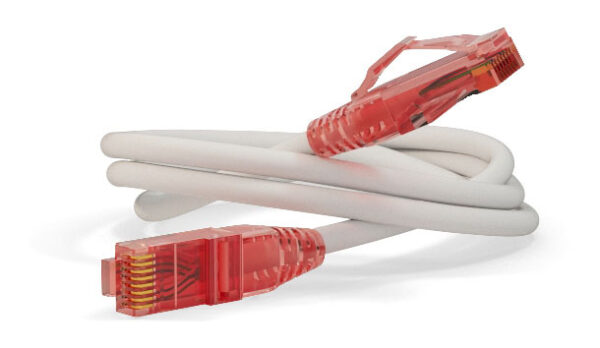 Патч-корд Hyperline PC-LPM-UTP-RJ45-RJ45-C5e-0.3M-LSZH-WH UTP RJ-45 вил.-вилка RJ-45 кат.5E 0.3м белый LSZH (уп.:1шт) 24AWG