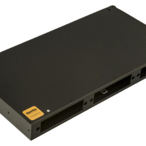 Бокс HyperlineFO-19R-1U-3xSLT-W140H42-24UN-BK 19" 1U 24x (упак.:1шт)