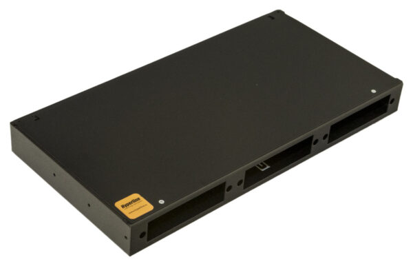 Бокс HyperlineFO-19R-1U-3xSLT-W140H42-24UN-BK 19" 1U 24x (упак.:1шт)