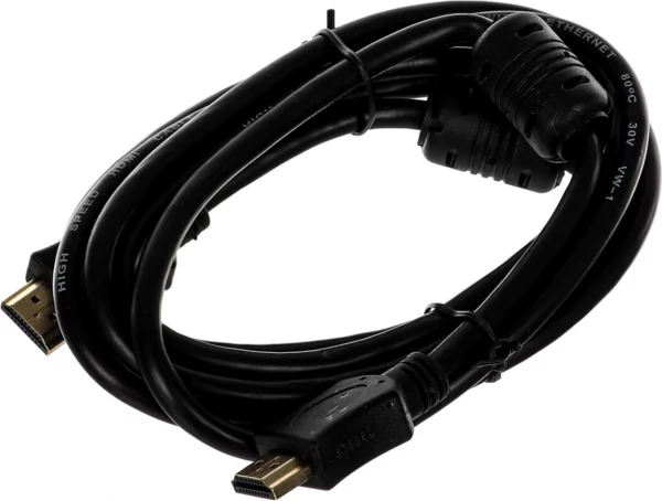 Кабель соединительный аудио-видео Premier 5-813 HDMI (m)/HDMI (m) 2м. феррит.кольца черный (5-813 2.0)