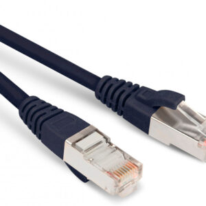 Патч-корд Hyperline PC-LPM-STP-RJ45-RJ45-C5e-1.5M-LSZH-BK FTP RJ-45 вил.-вилка RJ-45 кат.5E 1.5м черный LSZH 26AWG
