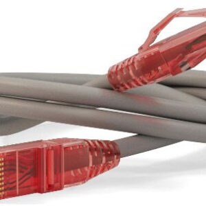 Патч-корд Hyperline PC-LPM-UTP-RJ45-RJ45-C5e-10M-LSZH-GY UTP RJ-45 вил.-вилка RJ-45 кат.5E 10м серый LSZH 24AWG