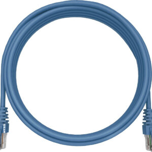 Патч-корд NTSS NTSS-PC-UTP-RJ45-5e-1.0-LSZH-BU UTP RJ-45 вил.-вилка RJ-45 кат.5E 1м синий LSZH (уп.:1шт) 26AWG