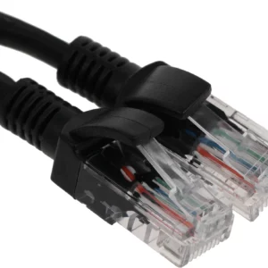 Патч-корд NTSS NTSS-PC-UTP-RJ45-5e-1.0-LSZH-BL UTP RJ-45 вил.-вилка RJ-45 кат.5E 1м черный LSZH (уп.:1шт) 26AWG
