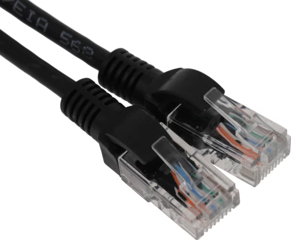 Патч-корд NTSS NTSS-PC-UTP-RJ45-5e-7.0-LSZH-BL UTP RJ-45 вил.-вилка RJ-45 кат.5E 7м черный LSZH (уп.:1шт) 26AWG
