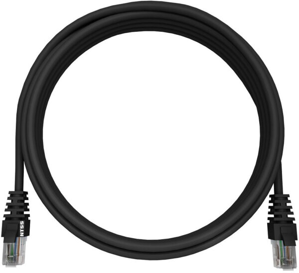 Патч-корд NTSS NTSS-PC-UTP-RJ45-5e-15.0-LSZH-BL UTP RJ-45 вил.-вилка RJ-45 кат.5E 15м черный LSZH (уп.:1шт) 26AWG