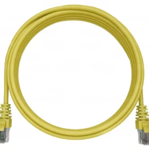 Патч-корд NTSS NTSS-PC-UTP-RJ45-5e-0.3-LSZH-YL UTP RJ-45 вил.-вилка RJ-45 кат.5E 0.3м желтый LSZH (уп.:1шт)