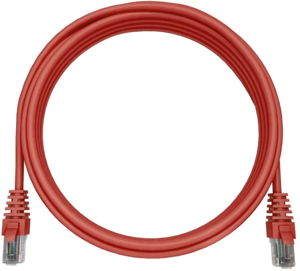 Патч-корд NTSS NTSS-PC-UTP-RJ45-5e-0.15-LSZH-RD UTP RJ-45 вил.-вилка RJ-45 кат.5E 0.15м красный LSZH (уп.:1шт)