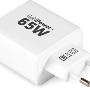 Сетевое зар./устр. Digma Pro DPW6B 65W 3.25A (PD+QC) 2хUSB-C/USB-A универсальное белый (DPW6B5GX12WH)