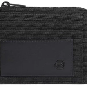 Чехол для кредитных карт Piquadro Orion PP4822S136R/N черный ткань/натур.кожа