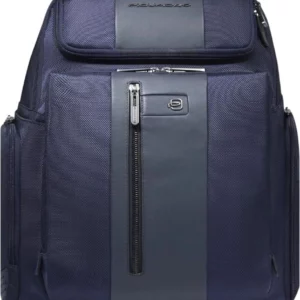 Рюкзак мужской Piquadro Brief2 CA5477BR2/BLU синий ткань/натур.кожа