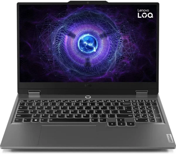 Ноутбук Lenovo LOQ 15IAX9 Core i5 12450HX 12Gb SSD512Gb NVIDIA GeForce RTX 2050 4Gb 15.6" IPS FHD (1920x1080) без ОС grey WiFi BT Cam (_83GS0088PS)