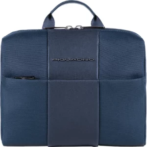Косметичка Piquadro Brief2 BY3058BR2/BLU синий нейлон/натур.кожа