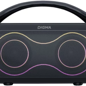 Колонка порт. Digma D-PS1532 черный 60W 2.0 BT 10м 3600mAh (PS1532B)