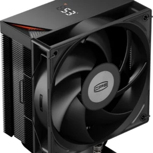 Устройство охлаждения(кулер) PcCooler RT500 Digital Soc-AM5/AM4/1200/1700/1851 черный 4-pin 32dB Al+Cu LCD 240W Ret (RT500-BKNWYL-GL)