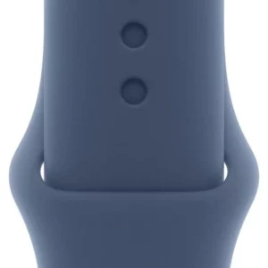 Смарт-часы Apple Watch Series 10 A2999 46мм 2.1" OLED корп.серебристый Sport Band рем.синий разм.брасл.:140-190мм (MWWL3ZP/A)