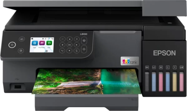 МФУ струйный Epson EcoTank L8100 (C11CK94402) A4 WiFi черный