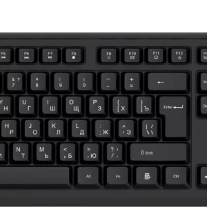 Клавиатура Оклик K175 черный USB Multimedia