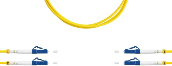Патч-корд Suprlan 09-0654 LC дупл.UPC OS1OS2 3м желтый LSZH