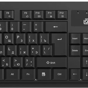 Клавиатура + мышь Оклик S269W клав:черный мышь:черный USB беспроводная slim Multimedia (2070303)