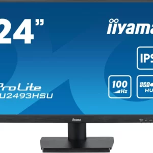 Монитор Iiyama 23.8" ProLite XU2493HSU-B7 черный IPS LED 1ms 16:9 HDMI M/M матовая 1300:1 300cd 178гр/178гр 1920x1080 100Hz DP FHD USB 3кг