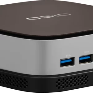 ПК Мини Osio BaseLine B51i-017 i5 1235U (1.3) 16Gb SSD512Gb Iris Xe Windows 11 Pro 64 GbitEth WiFi BT 59.85W коричневый/серебристый