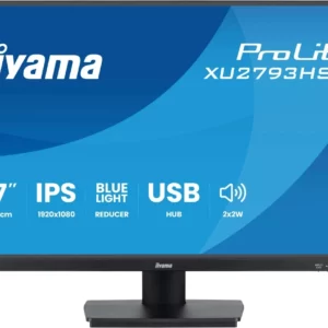 Монитор Iiyama 27" ProLite XU2793HSU-B7 черный IPS LED 1ms 16:9 HDMI M/M матовая 250cd 178гр/178гр 1920x1080 100Hz DP FHD USB 3.8кг