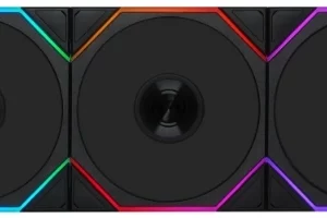 Вентилятор для корпуса Lian-Li Uni Fan TL Wireless 120 ARGB 120х120x28 черный 7-pin 33дБ (упак.:3шт) (G99.12TL1W3B.R0) Ret