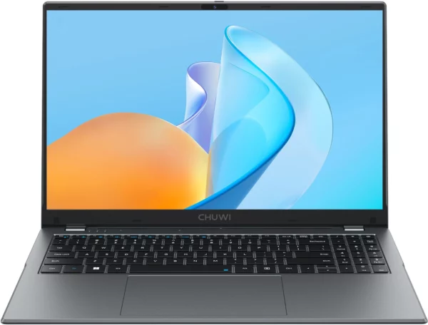 Ноутбук Chuwi GemiBook plus N-series N150 16Gb SSD512Gb Intel UHD Graphics 15.6" IPS FHD (1920x1080) Windows 11 Home grey WiFi BT Cam 5000mAh
