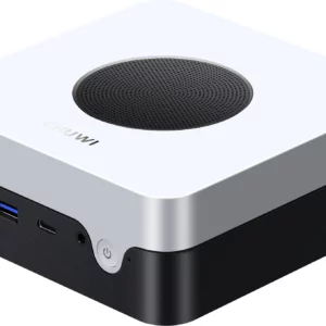 Неттоп Chuwi LarkBox X N150 (0.8) 12Gb SSD512Gb Graphics Windows 11 Pro 2.5xGbitEth+1xGbitEth WiFi BT черный/белый