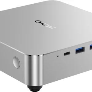 ПК Мини Chuwi AuBox Ryzen 7 8745HS (3.8) 32Gb SSD1Tb 780M Windows 11 Pro 2x2.5GbitEth WiFi BT 120W серебристый/черный