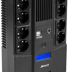 Источник бесперебойного питания Бастион SKAT-UPS 800-AID-IN-1x9-8 480Вт 800ВА черный