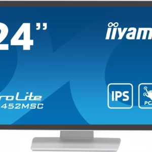 Монитор Iiyama 23.8" ProLite T2452MSC-W1 белый IPS LED 14ms 16:9 HDMI M/M матовая 1000:1 400cd 178гр/178гр 1920x1080 60Hz DP FHD USB Touch 5.6кг
