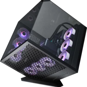 Корпус Azza CUBE PLUS черный без БП ATX 6x120mm 2xUSB3.0 1xUSB3.1 audio bott PSU