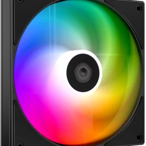 Вентилятор для корпуса ID-Cooling AS-140-ARGB-K ARGB 140х140x25 черный 4-pin 24.9дБ Ret