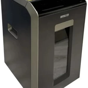 Шредер Office Kit SA200С 3,8x10 черный/серый с автоподачей (секр.P-4) фрагменты 220лист. 40лтр. скобы пл.карты
