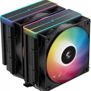 Устройство охлаждения(кулер) Deepcool AG620 Bk V2 ARGB Soc-AM5/AM4/1200/1700/1851 черный 4-pin 15-29dB Al+Cu 260W 1330gr Ret (R-AG620-BKAMMN-GJD)