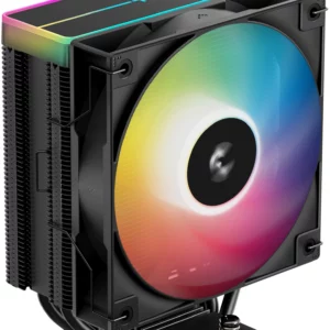 Устройство охлаждения(кулер) Deepcool AG400 Bk V2 ARGB Soc-AM5/AM4/1200/1700/1851 черный 4-pin 31.6dB Al+Cu 220W 643gr Ret (R-AG400-BKAMMN-GJD)