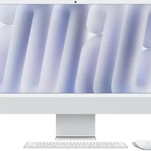 Моноблок Apple iMac A3247 24" 4.5K M4 8 core (4) 16Gb SSD256Gb 8 core GPU macOS WiFi BT 143W клавиатура мышь Cam серебристый 4480x2520
