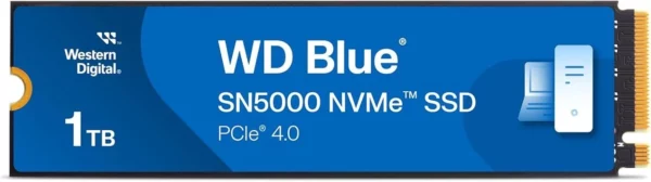 Накопитель SSD WD PCIe 4.0 x4 1TB WDS100T4B0Е SN5000 Blue M.2 2280
