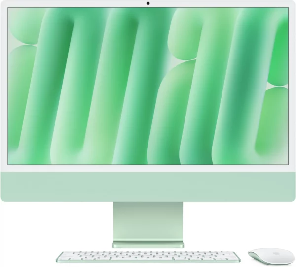 Моноблок Apple iMac A3247 24" 4.5K M4 8 core (4) 16Gb SSD256Gb 8 core GPU macOS WiFi BT 143W клавиатура мышь Cam зеленый 4480x2520